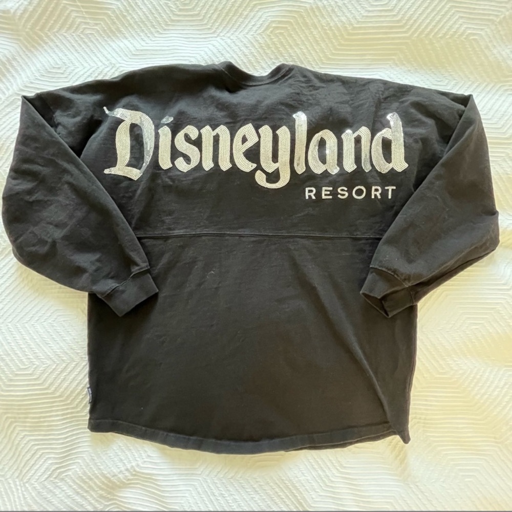 Disneyland Black / Sliver Sequin Spirit Jersey Tee *NO LONGER AVAILABLE ONLINE*